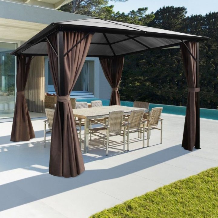 Tonnelle Toit Polycarbonate 3X3 M Rideaux Taupe – 13206 tout Tonnelle Pliante 3X3 Avec Rideaux Tonnelle Toit Polycarbonate 3X3 M Rideaux Taupe – 13206 tout Tonnelle Pliante 3X3 Avec Rideaux