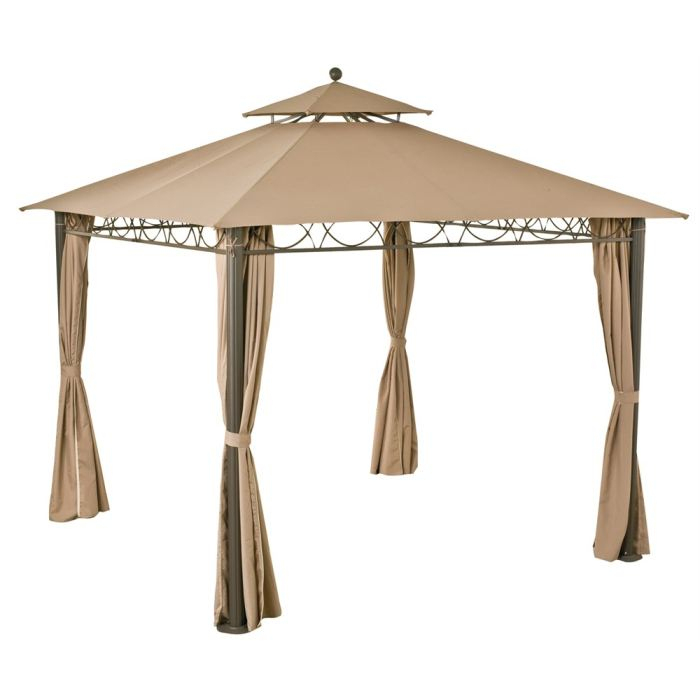 Tonnelles | Jardin Mobilier avec Tonnelle 3X3 Avec Rideaux Tonnelles | Jardin Mobilier avec Tonnelle 3X3 Avec Rideaux