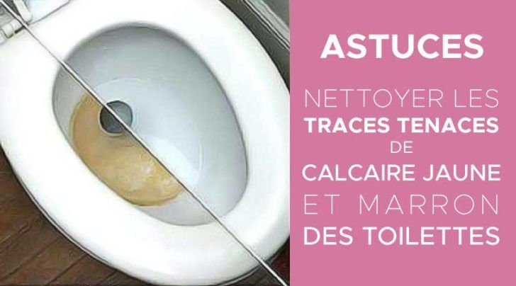 Traces Jaunes De Calcaire : Comment Nettoyer Facilement La destiné Comment Nettoyer Des Toilettes