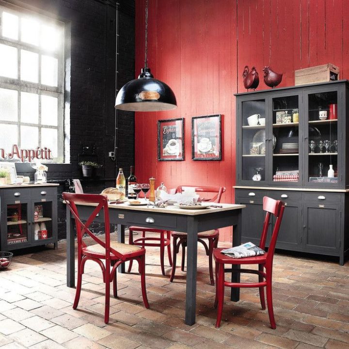 Traditional Dining Room Idea | Salle À Manger En Chêne avec Table De Salle A Manger Maison Du Monde