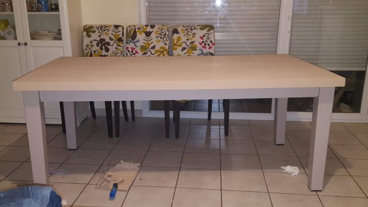 Transformation Table Bjursta avec Ikea Table Salle À Manger