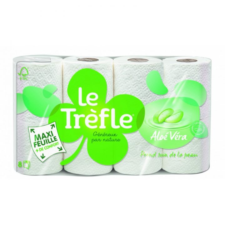 Trefle Rouleaux X8 Aloe Vera – Drh Market Sarl serapportantà Trefle Papier Toilette