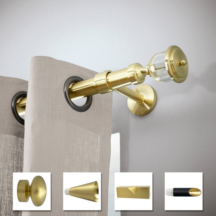 Tringle À Rideau À Composer Inspire Chic D28 Laiton Mat concernant Rideau London Leroy Merlin Tringle À Rideau À Composer Inspire Chic D28 Laiton Mat concernant Rideau London Leroy Merlin