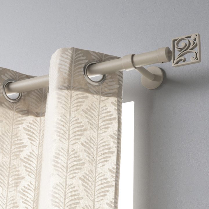 Tringle À Rideau Cosy Plume Satiné 150 Cm Inspire | Leroy à Rideau Plume