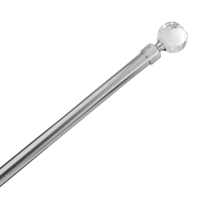 Tringle À Rideau Extensible Métal Brossé – 120 À 210 Cm tout Tringle À Rideaux Extensible Tringle À Rideau Extensible Métal Brossé – 120 À 210 Cm tout Tringle À Rideaux Extensible