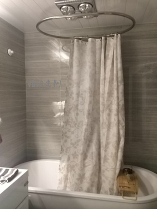 Tringle De Douche Ovale Promotion-Achetez Des Tringle De avec Support Rideau De Douche