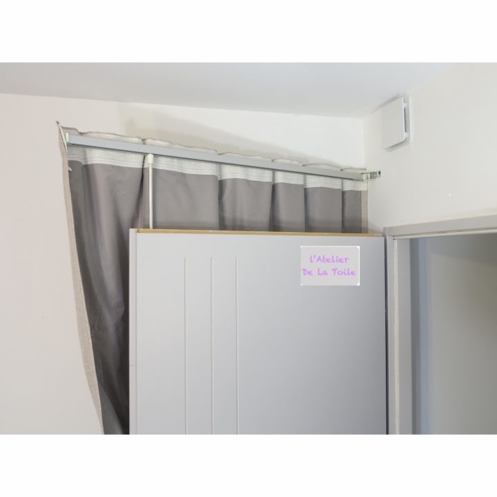 Tringle De Porte Pivotante Pivorail (Pour Porte En concernant Rideaux De Porte D Entrée