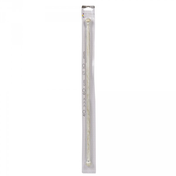 Tringle Extensible Boule Blanche Dorée – Tringle Et concernant Tringle A Rideau Blanche