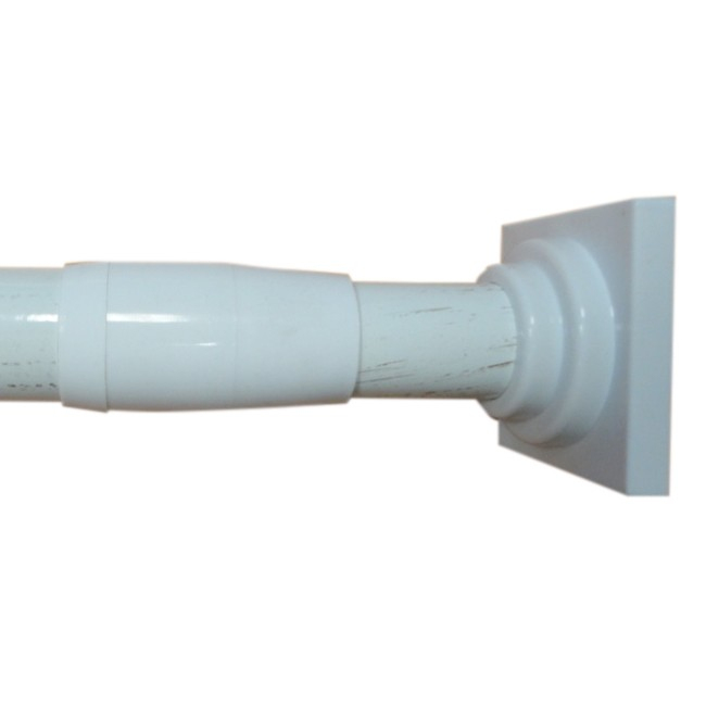 Tringle Extensible Entre-Murs Blanc 135 – 250 Cm pour Tringle A Rideau Blanche