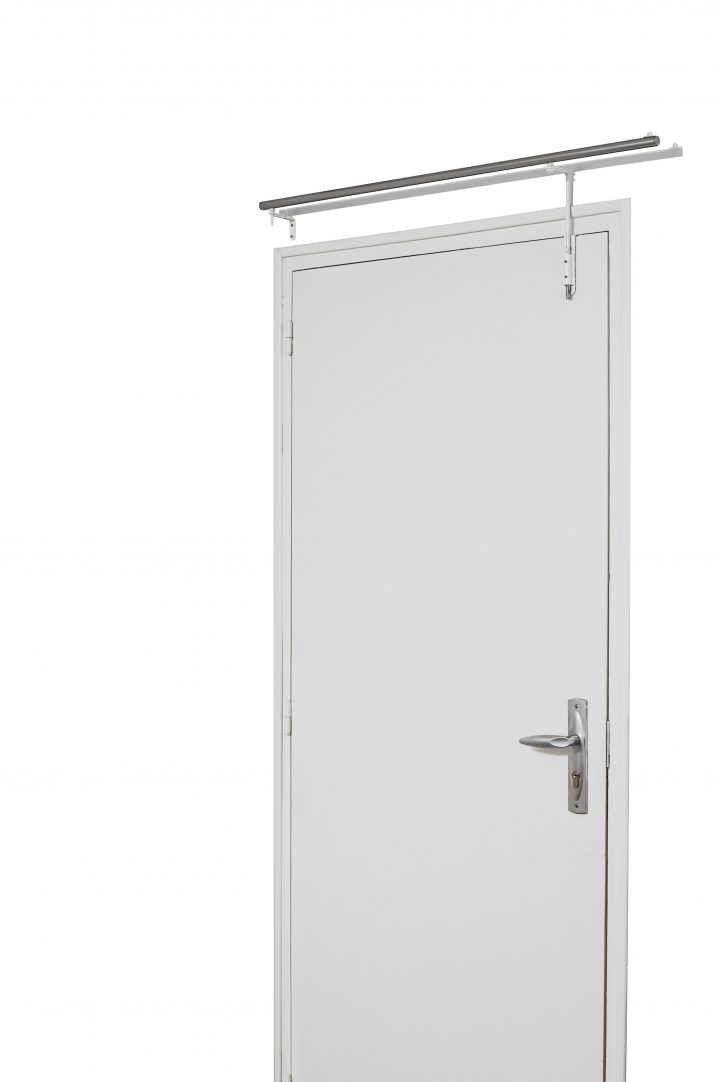Tringle Prête À Poser Pour Porte D Entrée (Blanc), (Chrome concernant Tringle Rideau Porte D Entrée Tringle Prête À Poser Pour Porte D Entrée (Blanc), (Chrome concernant Tringle Rideau Porte D Entrée