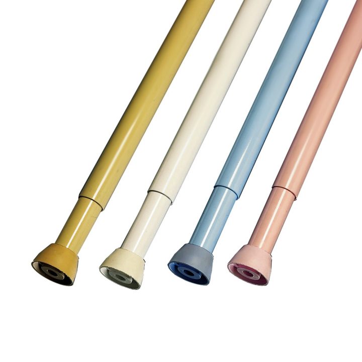 Tringle Télescopique Luxe 105X185 Blanc – Douchette tout Tringle Rideau Pas Cher