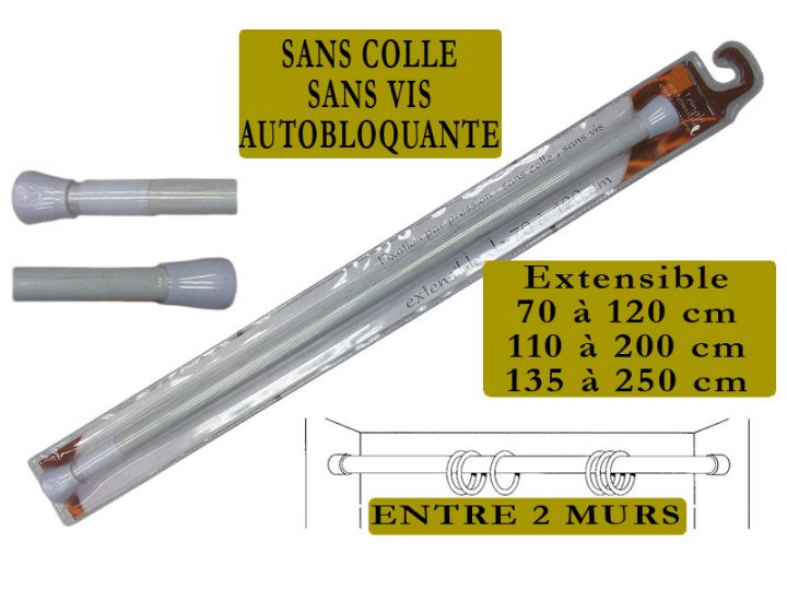 Tringles À Rideaux Pas Cher – Barres À Rideaux Pas Cher encequiconcerne Tringle À Rideaux Extensible