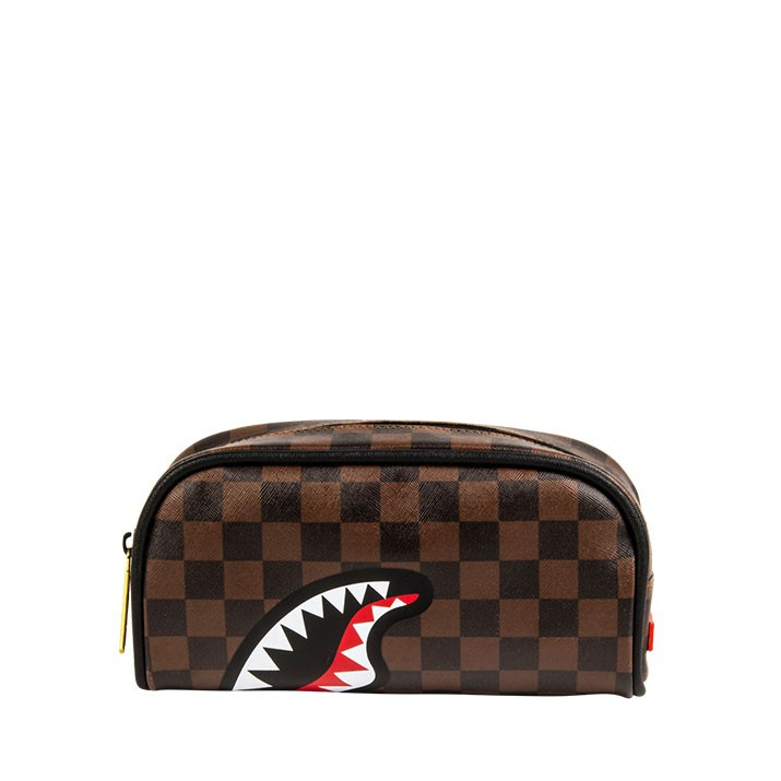 Trousse De Toilette 1.4 Litres Shark In Paris Mini Brown avec Mini Trousse De Toilette