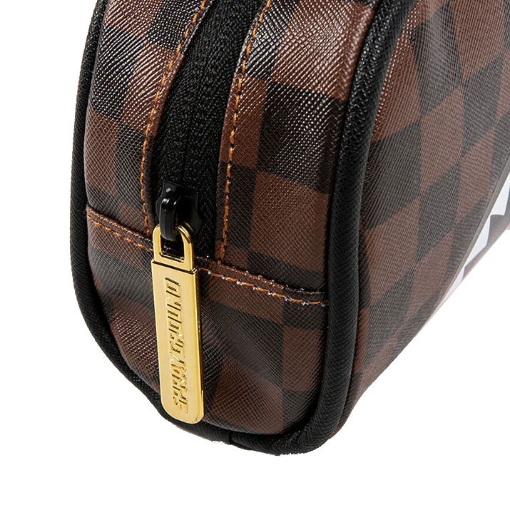 Trousse De Toilette 1.4 Litres Shark In Paris Mini Brown concernant Mini Trousse De Toilette