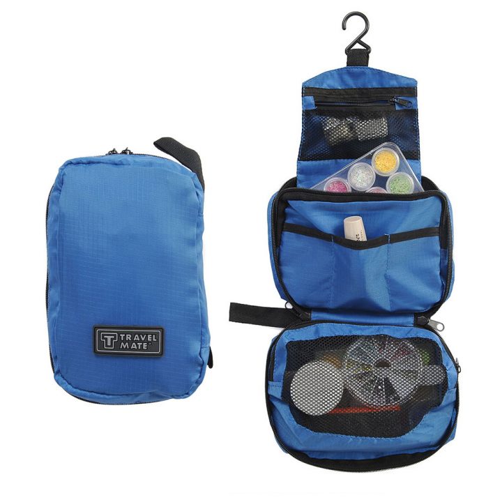 Trousse De Toilette À Suspendre Travel Mate – Bleu | Trxm intérieur Trousse De Toilette Crochet