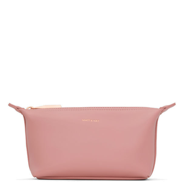 Trousse De Toilette Abbi Mini En Simili Cuir Vegan Rose intérieur Mini Trousse De Toilette