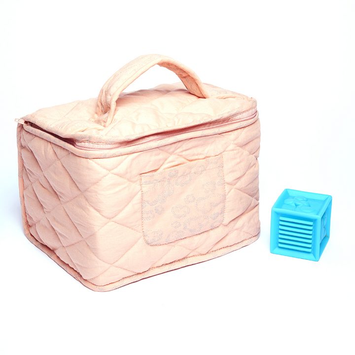 Trousse De Toilette Bébé Nuages – Vieux Rose Sweetcase encequiconcerne Trousse De Toilette Bebe Naissance