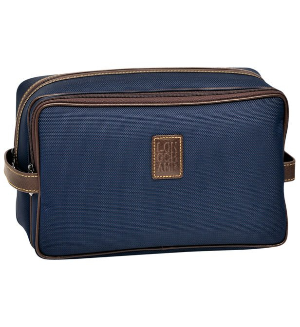 Trousse De Toilette Boxford Longchamp En Bleu – Galeries pour Trousse De Toilette Homme Longchamp