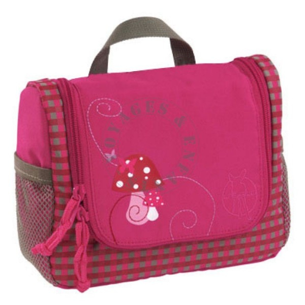 Trousse De Toilette Enfant Mushroom Magenta Lassig serapportantà Trousse De Toilette Enfants