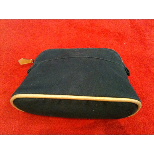 Trousse De Toilette Hermès Mini Bolide En Coton Noir à Mini Trousse De Toilette