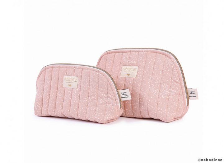 Trousse De Toilette Holiday White Bubble Misty Pink – 2 intérieur Trousse De Toilette Naissance