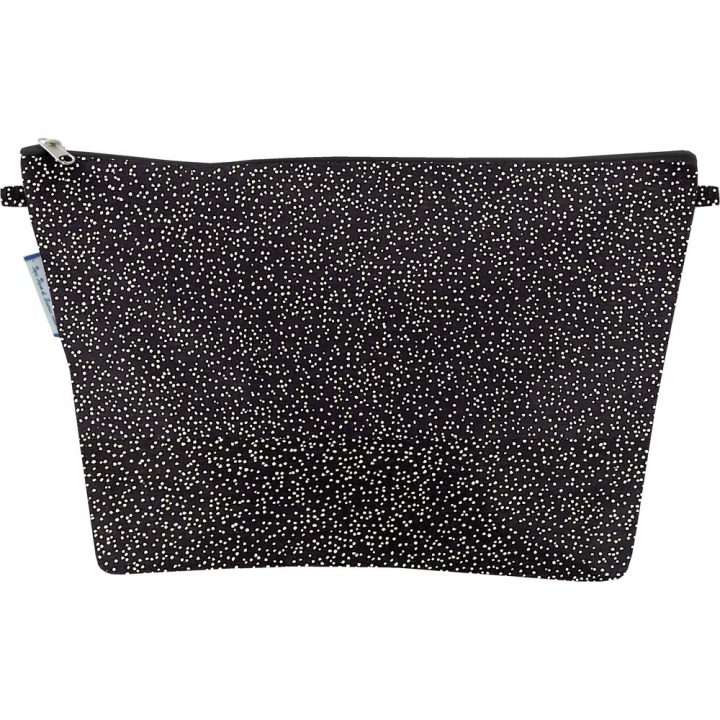 Trousse De Toilette Noir Pailleté – Ppmc à Toilettes Noires