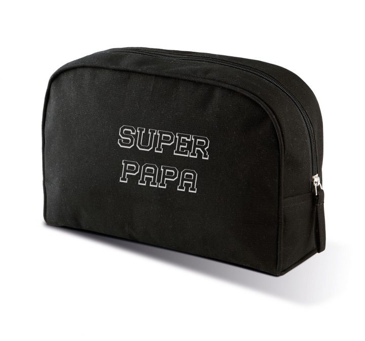 Trousse De Toilette Noire Brodée Prénom – Sacs & Trousses concernant Toilettes Noires