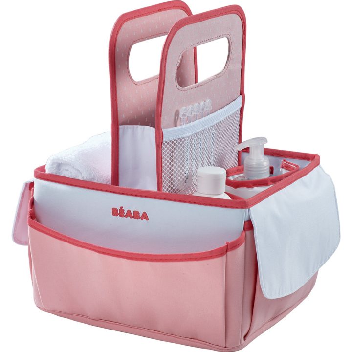 Trousse De Toilette Panier Nurserie Coral De Beaba En concernant Trousse De Toilette Bebe Garcon