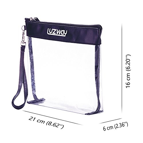 Trousse De Toilette Transparente, Luzway Kit De Voyage dedans Trousse De Toilette Avion