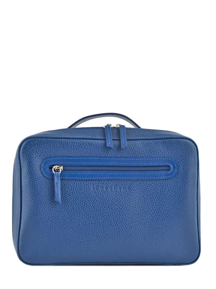 Trousses De Toilette Longchamp 1033021 Bleu Sur Edisac encequiconcerne Trousse De Toilette Homme Longchamp