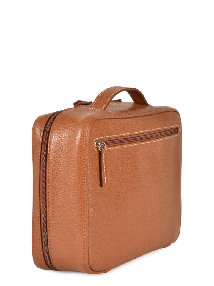 Trousses De Toilette Longchamp 1033021 Cognac Sur Edisac dedans Trousse De Toilette Homme Longchamp