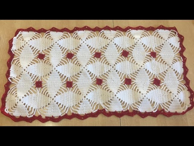 Tuto Chemin De Table Au Crochet destiné Chemin De Table Au Crochet