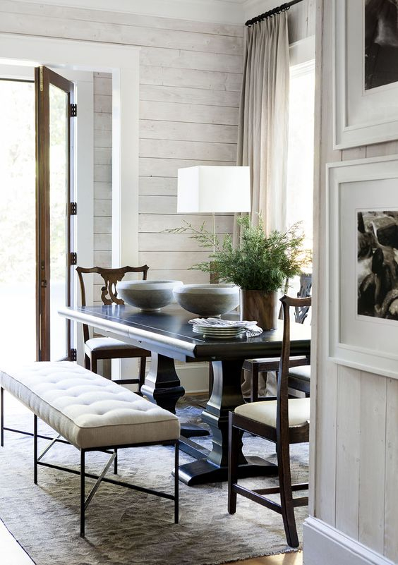 Un Banc Dans La Salle À Manger – Floriane Lemarié destiné Banc Salle À Manger