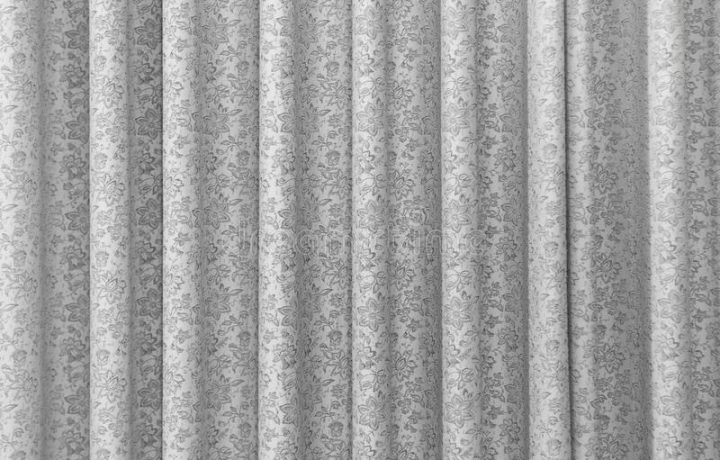 Un Rideau Gris Image Stock. Image Du Texture, Décoré encequiconcerne Rideau Gris Pailleté