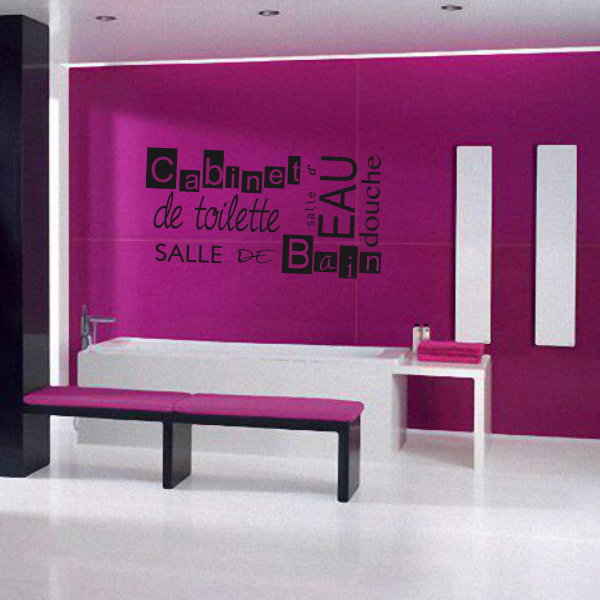 Une Décoration Maline Avec Des Stickers Salle De Bain intérieur Stickers Salle A Manger