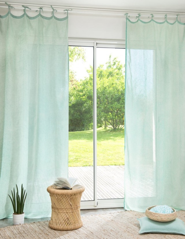 Une Pointe De Vert Menthe Dans La Déco – Joli Place pour Rideau Lin Maison Du Monde Une Pointe De Vert Menthe Dans La Déco – Joli Place pour Rideau Lin Maison Du Monde