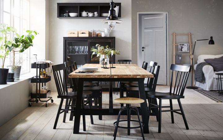 Une Table Qui Réunit, Et Pour Longtemps – Ikea avec Chaises Salle À Manger Ikea