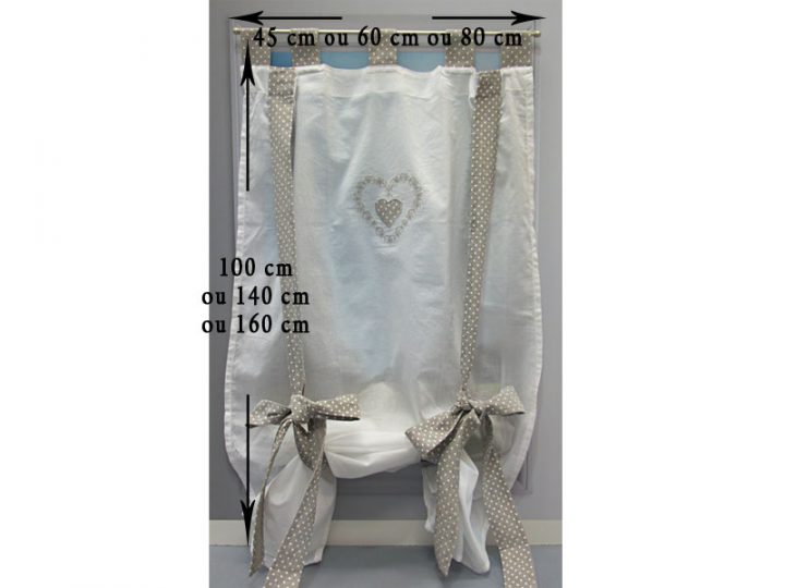 Vente/Achat De Petits Rideaux – Cantonnières – Valances serapportantà Rideaux 60X90