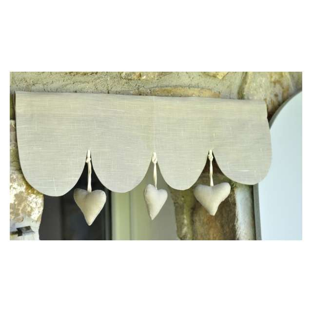 Vente En Ligne Cantonnière Coeurs Suspendus Lin Décoration à Rideaux Mathilde Vente En Ligne Cantonnière Coeurs Suspendus Lin Décoration à Rideaux Mathilde