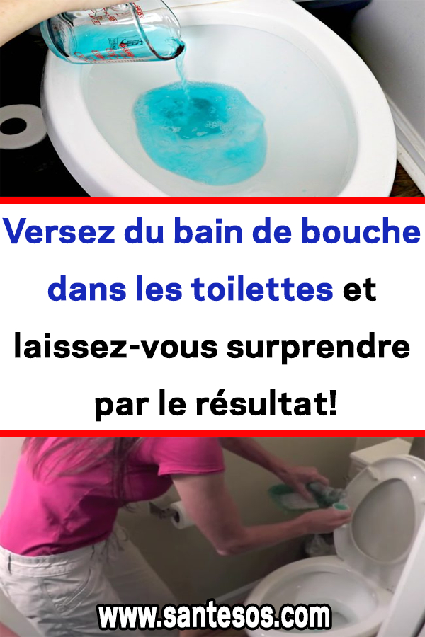 Versez Du Bain De Bouche Dans Les Toilettes Et Laissez dedans Toilettes Bouchés Versez Du Bain De Bouche Dans Les Toilettes Et Laissez dedans Toilettes Bouchés