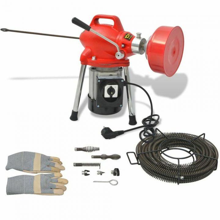 Vidaxl Machine De Nettoyage Tuyaux 250W Toilette encequiconcerne Deboucheur De Toilette