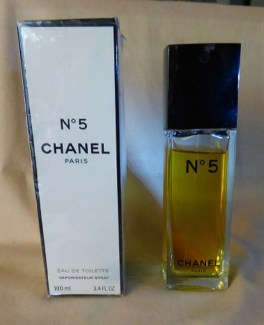 Vintage Chanel No 5 Eau De Toilette 100Ml 3.4 Oz Natural pour Chanel No 5 Eau De Toilette Spray