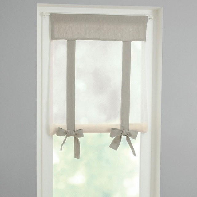 Vitrage Bicolore Passe Tringle Luiza La Redoute Interieurs dedans Store Rideaux Voilage Vitrage Bicolore Passe Tringle Luiza La Redoute Interieurs dedans Store Rideaux Voilage