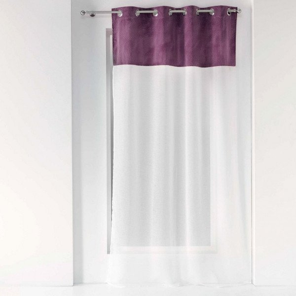 Voilage (140 X 240 Cm) Melrose Prune – Rideau / Voilage intérieur Rideau Voilage Prune Voilage (140 X 240 Cm) Melrose Prune – Rideau / Voilage intérieur Rideau Voilage Prune
