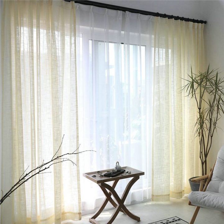 Voilage En Lin Couleur Jaune Clair En 2020 | Voilage avec Rideaux Couleur Lin Voilage En Lin Couleur Jaune Clair En 2020 | Voilage avec Rideaux Couleur Lin