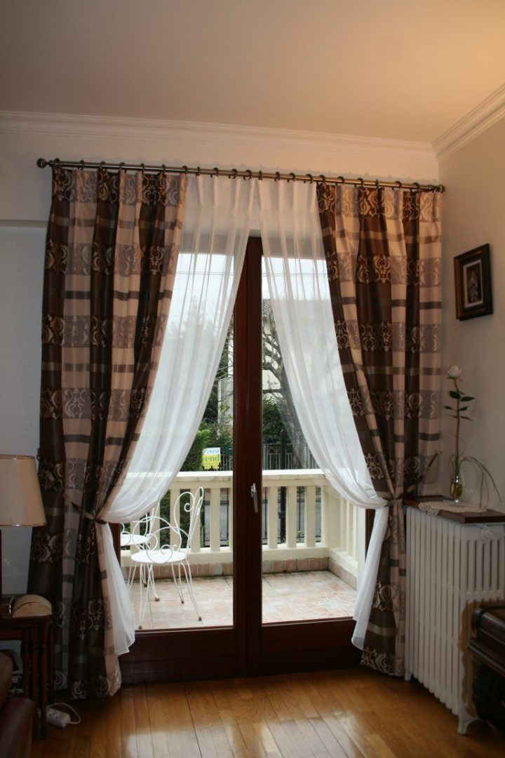 Voilage Et Double Rideaux tout Rideaux Double Voilage