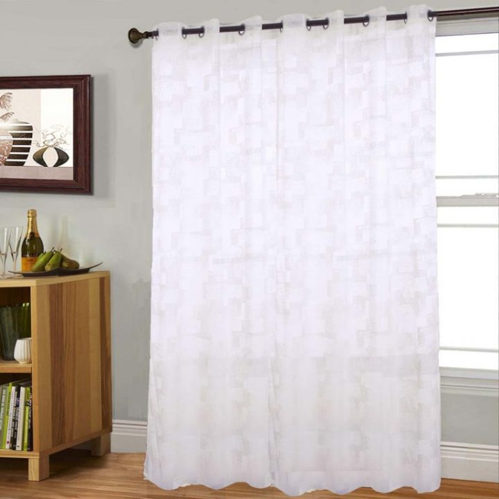 Voilage Grande Largeur Mosaic – Best Interior, Le Meilleur tout Rideaux Grande Hauteur