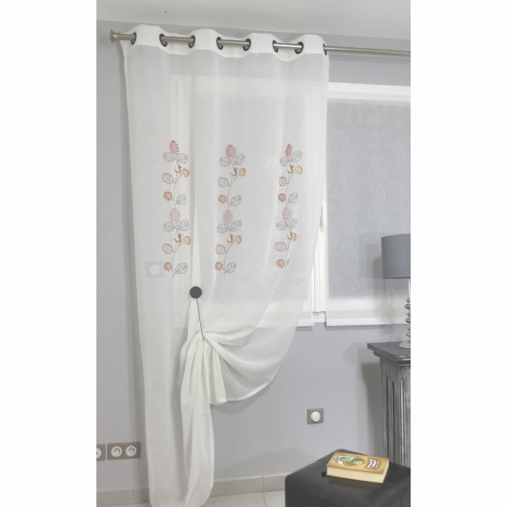 Voilage Prêt À Poser Asteria Brique 140 X 260 Cm – L destiné Rideaux Pret A Poser Voilage Prêt À Poser Asteria Brique 140 X 260 Cm – L destiné Rideaux Pret A Poser