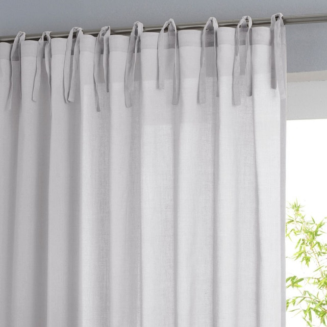 Voilage Pur Coton Nouettes Scenario | La Redoute à Rideaux À Nouettes Voilage Pur Coton Nouettes Scenario | La Redoute à Rideaux À Nouettes