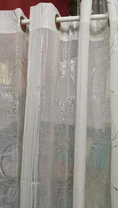 Voilage Rideau, Couleur Avec Motif Moderne, Prêt À Poser intérieur Rideau Hauteur 220